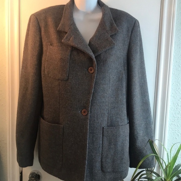 DKNY 100% Wool Blazer Size 12 - Picture 2 of 14